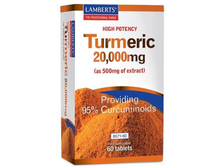 Lamberts High Potency Turmeric Tablets 20000mg (60 Pack) Discount