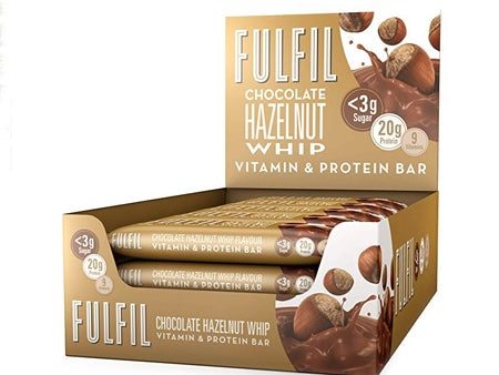 Fulfil Vitamin & Protein Bar - Chocolate Hazelnut Whip (55g bars) Online now