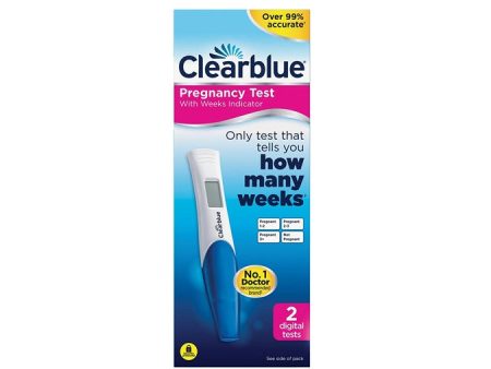 Clearblue Pregnancy Test with Weeks Indicator (2 Digital Tests) Online Hot Sale