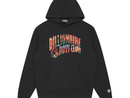 Billionaire Boys Club Tropical Island Fill Arch Logo Black Hoodie Cheap