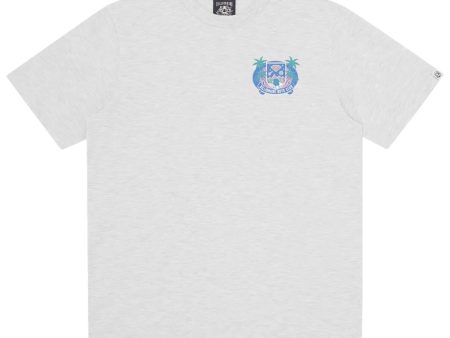 Billionaire Boys Club Tropical Crest Ash Grey T-Shirt Discount