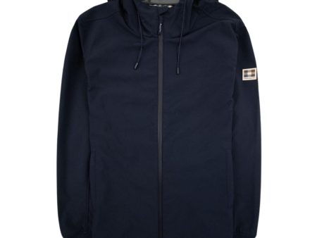 Aquascutum Shell Hybrid Navy Jacket Online Sale