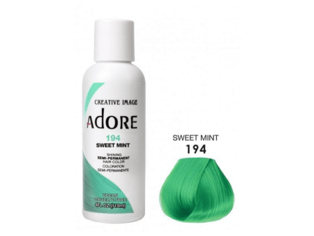 Adore Semi Permanent Hair Color #194 Sweet Mint 118ml Online now