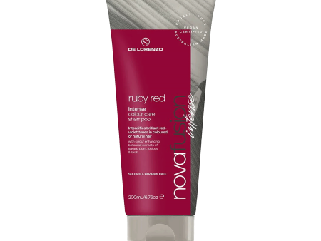 De Lorenzo Novafusion Colour Care Shampoo Intense Ruby Red 200ml Online now