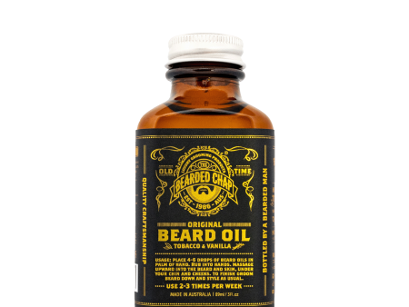 The Bearded Chap Tobacco & Vanilla Beard Oil 89ml Online Sale