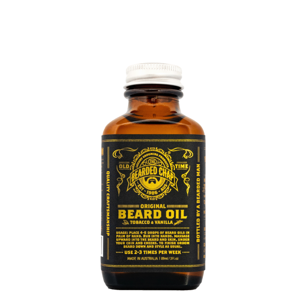 The Bearded Chap Tobacco & Vanilla Beard Oil 89ml Online Sale