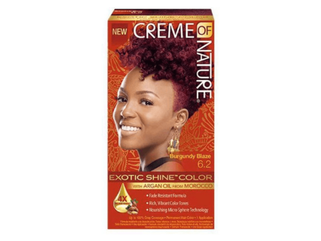 Creme of Nature Exotic Shine Color with Argan Oil #6.2-Burgundy Blaze For Cheap