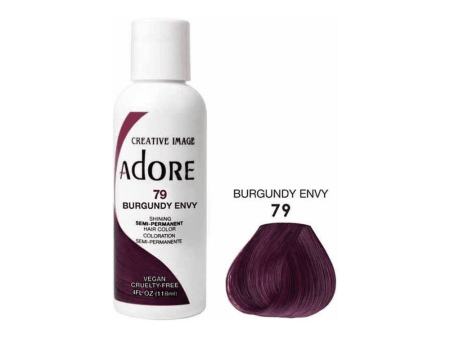 Adore Semi Permanent Hair Color #79 Burgundy Envy 118ml For Discount