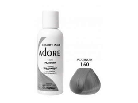 Adore Semi Permanent Hair Color #150 Platinum 118ml Online Sale