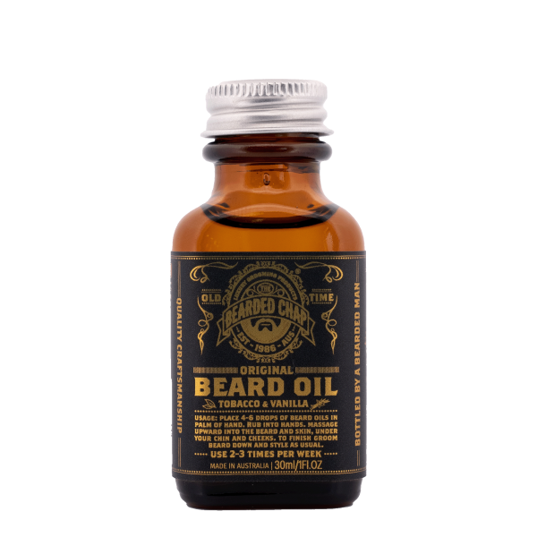 The Bearded Chap Tobacco & Vanilla Beard Oil 30ml For Cheap