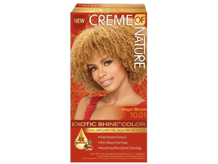 Creme of Nature Exotic Shine Color with Argan Oil #10.01-Ginger Blonde on Sale