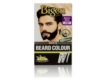 Bigen Men s Beard Colour #B101 - Natural Black Fashion