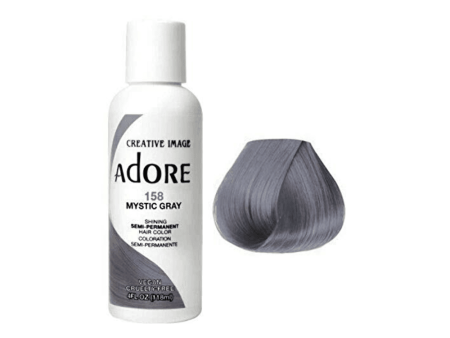 Adore Semi Permanent Hair Color #158 Mystic Gray 118ml Sale