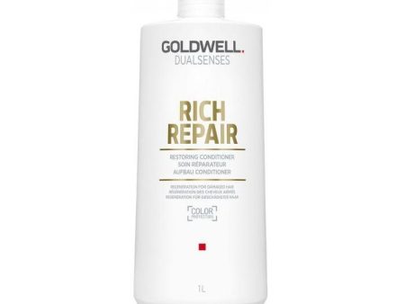 Goldwell Dualsenses Rich Repair Restoring Conditioner 1000ml Hot on Sale