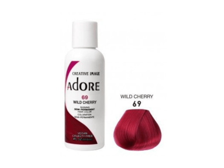 Adore Semi Permanent Hair Color #69 Wild Cherry 118ml For Sale