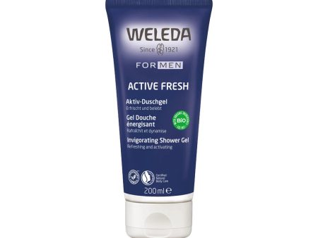 Weleda For Men Active Fresh Invigorating Shower Gel 200ml Discount