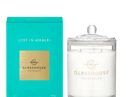 Glasshouse LOST IN AMALFI Candle 760g Supply