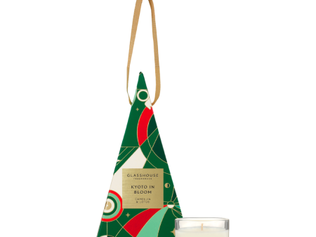 Glasshouse Fragrances KYOTO IN BLOOM Christmas Bauble Candle 30g Online Sale