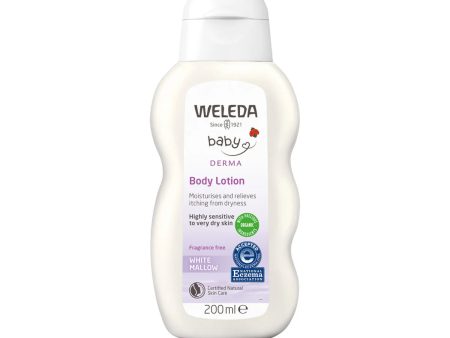 Weleda Baby Body Lotion White Mallow (Fragrance Free) 200ml Discount