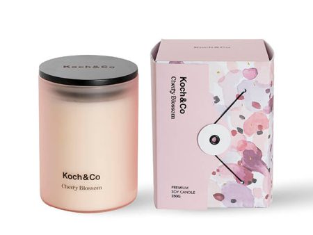 Koch & Co Soy Candle Cherry Blossom 350g For Sale