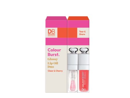 Designer Brands Colour Burst Glossy Lip Oil Duo Pack For Discount