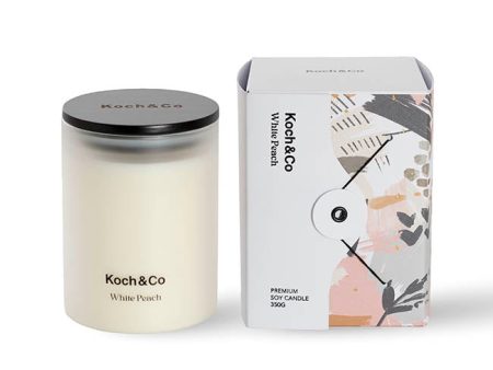 Koch & Co Soy Candle White Peach 350g Online