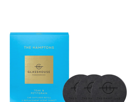 Glasshouse THE HAMPTONS Car Diffuser Refill Online now